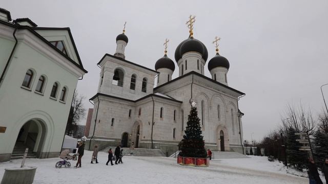 Подходя ко Святому Кресту ученики воскресной школы " Радовесть" получили сладкие подарки. 2025.01.07 смотреть онлайн