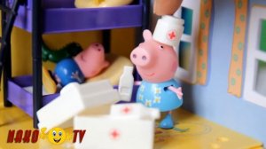 Свинка Пеппа Джордж заболел  Пеппа врач  Мультфильм для детей Peppa Pig