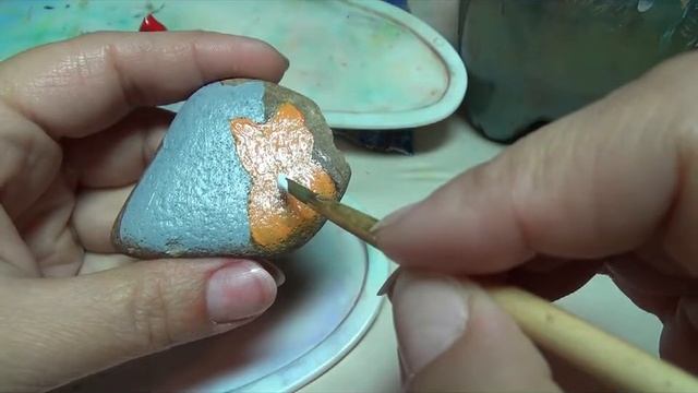 Роспись камней. Котики смотреть онлайн