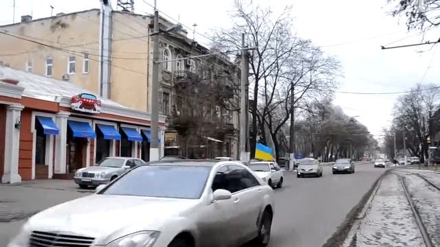 Канал новости В Одессе водители присоединяются к Автомайдану смотреть онлайн