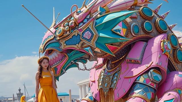 The Mechanical Dragon's Saga ｜ AI-Generated Scene Video 254 смотреть онлайн