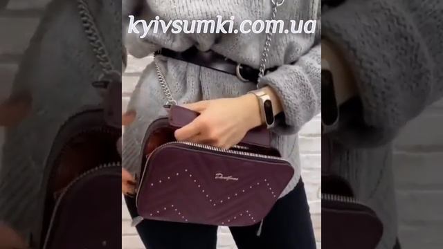 Бордовая сумка планшет David Jones смотреть онлайн