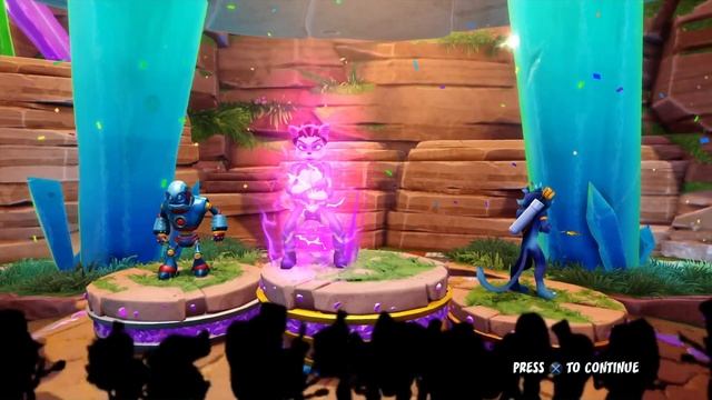 Crash team racing nitro fueled MotorSport Liz podium animation смотреть онлайн