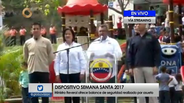 Néstor Reverol dio un balance del dispositivo de seguridad Semana Santa 2017 смотреть онлайн
