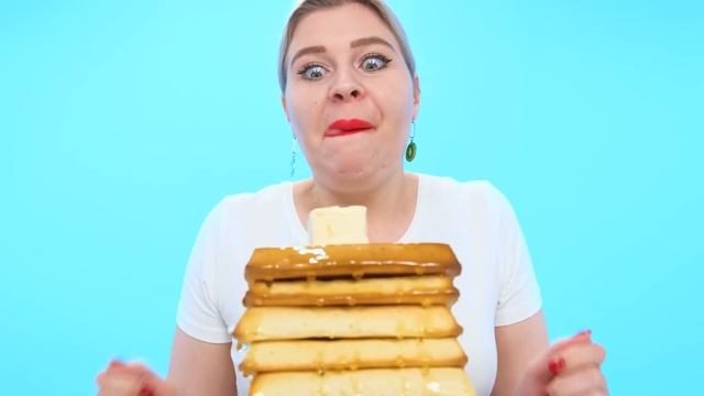 Геометрический Челлендж с Едой | Смешные Ситуации с Едой с RaPaPa Challenge