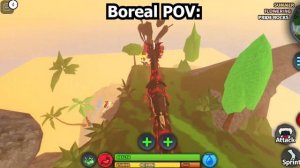 Caldonterrus VS Boreal Warden | Creatures of Sonaria | Roblox