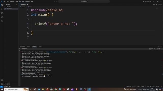 gcc.exe: error: new: No such file or directory in VS Code SOLVED смотреть онлайн