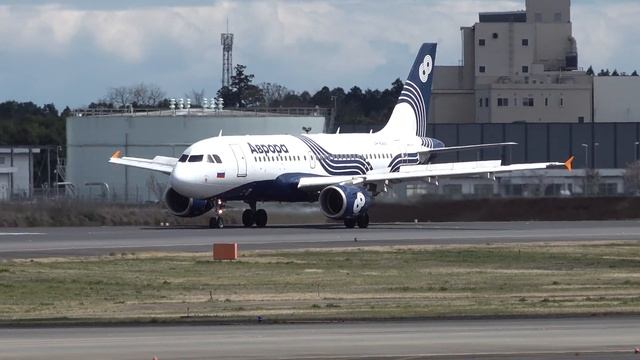 Aurora Аврора Airbus A319 VP-BWA Landing at NRT 34R смотреть онлайн