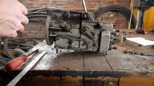 Мотоблок Угра, делаем щуп для проверки масла в редукторе.