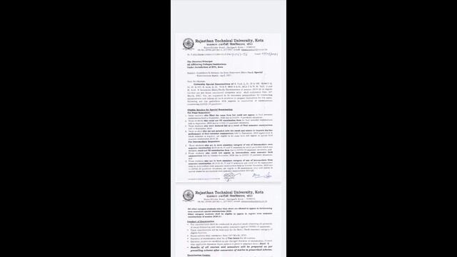 #RTU today's special exam related notice # big update смотреть онлайн