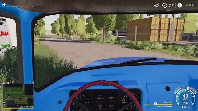 Farming Simulator 19 Обзор и тест карты Казахстан. смотреть онлайн