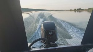 Неман 450 DCM и Parsun 40 4 такта efi.Обкатка.