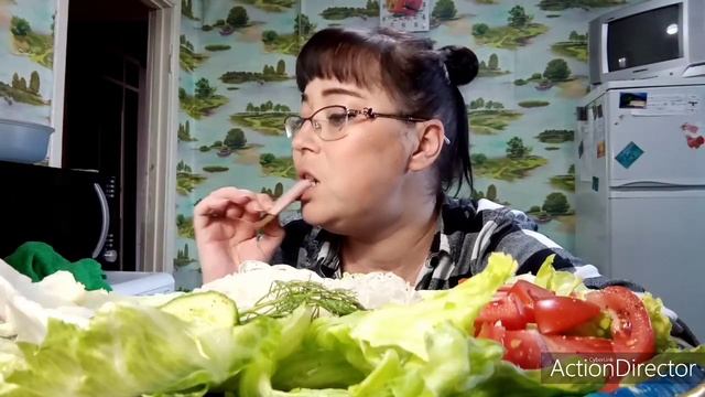 MUKBANG /СТЕКЛЯННАЯ ЛАПША ВОК С КУРИЦЕЙ И ОВОЩАМИ/ Glass noodles WOK with chicken and vegetables смотреть онлайн