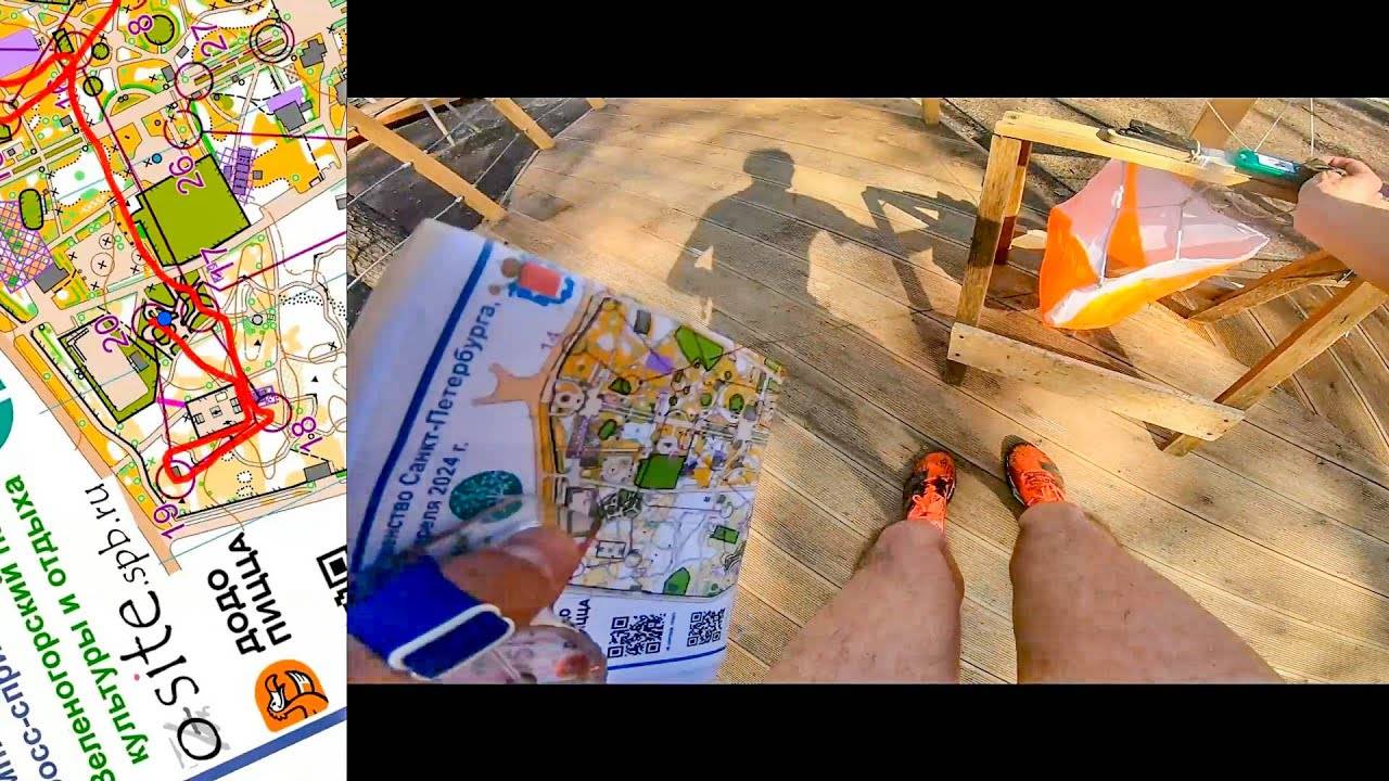DG Orienteering • Headcam • ЧиП СПб, Кросс-Спринт, Зеленогорский ЦПКиО