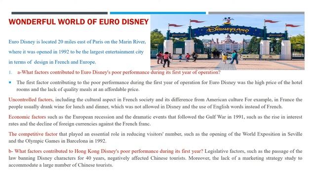 MARK957 Euro Disney Case study 2 смотреть онлайн