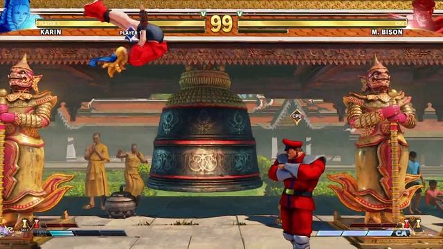 STREET FIGHTER V Karin vs M.Bison смотреть онлайн