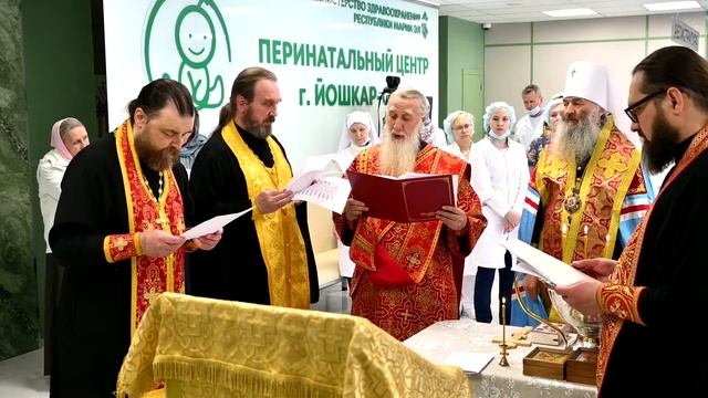 Митрополит Иоанн освятил новый корпус Перинатального центра смотреть онлайн