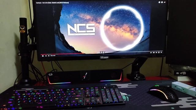 Redragon GS570, Teste de som com grave. смотреть онлайн