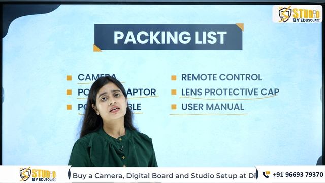 Best 4k PTZ Camera For Online and Offline Teaching | Features of PTZ Camera @StudiobyEdusquadz смотреть онлайн