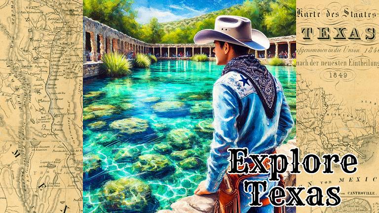 Explore Texas: Balmorhea - оазис в техасской пустыне смотреть онлайн