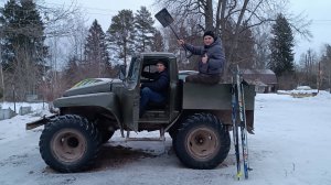 Лыжный поход по берегам реки Жижала