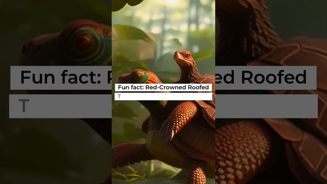 Fun fact about the Red-Crowned Roofed Turtle смотреть онлайн