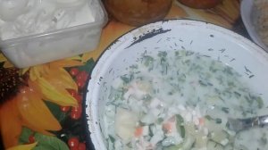 Постная окрошка. Бомба!