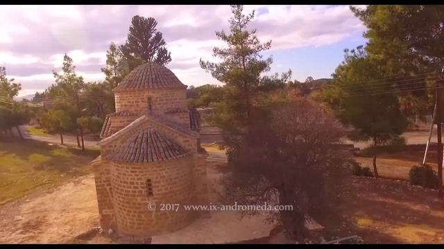 Agios Dimitrianos Church, Dali (Cyprus Aerial Video) смотреть онлайн