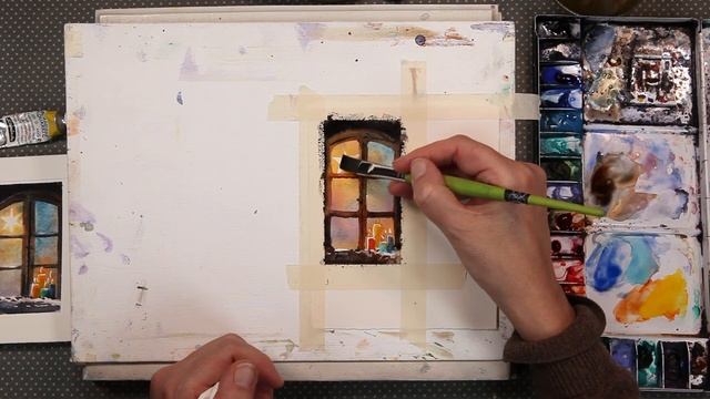 Advent Grußkarten - Aquarell смотреть онлайн