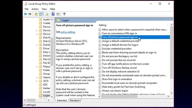 How To Disable Picture Password In Windows 10 смотреть онлайн