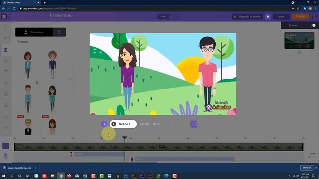 how to use camera effect in animation software animaker.com in bangla смотреть онлайн