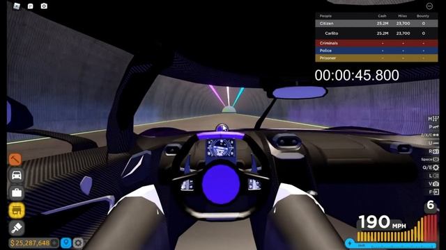Koenigsegg Jesko Hydra Circuit Practice Lap|Roblox Driving Empire смотреть онлайн