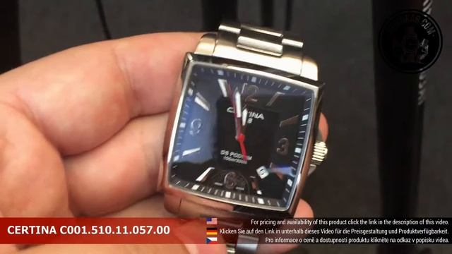 Hands-on CERTINA C001.510.11.057.00 смотреть онлайн