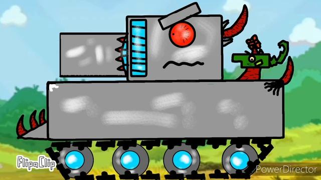 KV-44 vs DORA-Cartoon about tanks смотреть онлайн