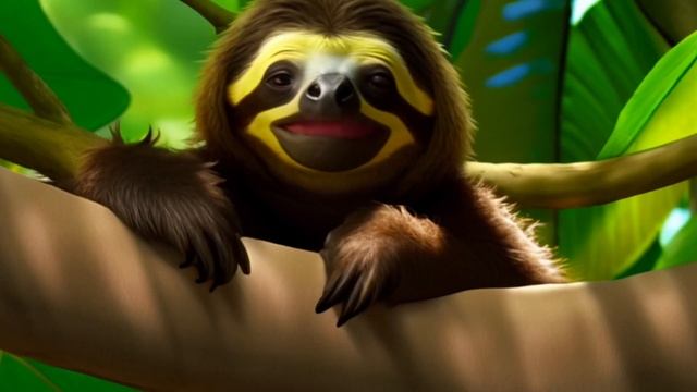 🦥 The Funniest Sloth in the Jungle! A Song for Kids About Animals смотреть онлайн