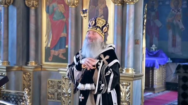 Проповедь митрополита Иоанна в храме Успения Богородицы после выноса Плащаницы в Великий Пяток смотреть онлайн