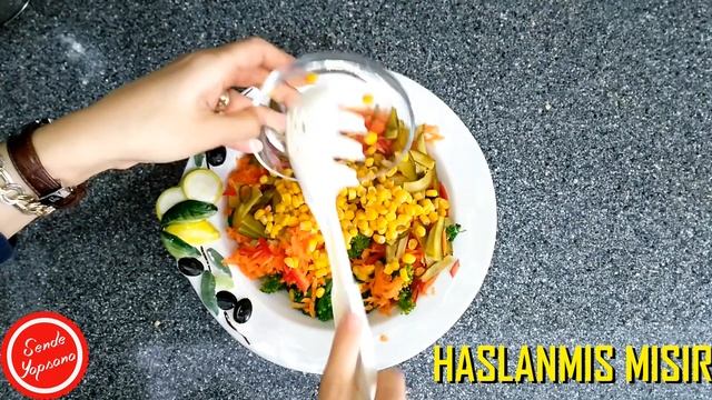 Brokoli Salatası Nasıl Yapılır-Sebzeli Salata Tarifleri смотреть онлайн
