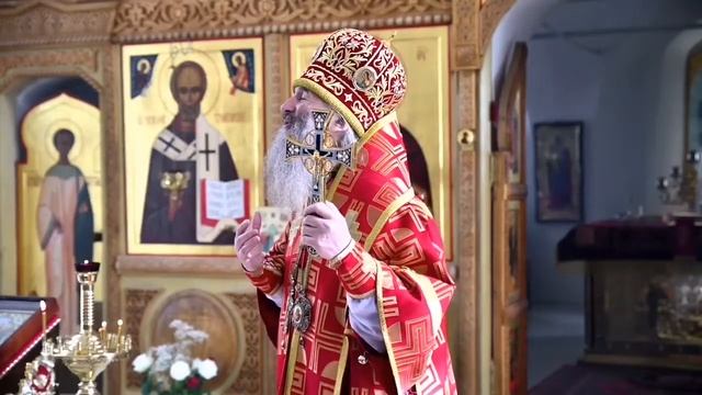 Слово митрополита Иоанна после литургии в Мироносицком монастыре с. Ежово в Светлый вторник смотреть онлайн