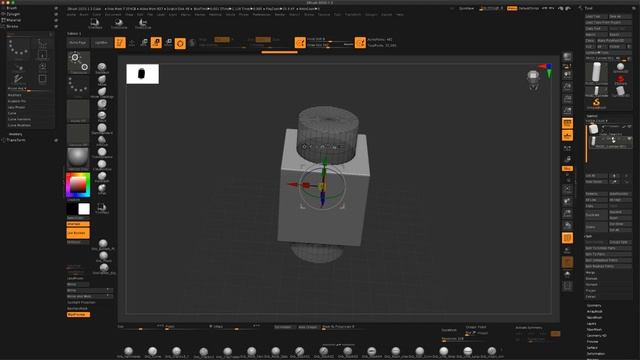 Live Boolean in zBrush (1 Minute Tutorial) смотреть онлайн