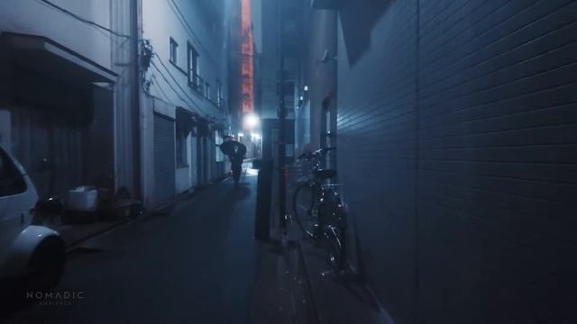 Дождливая ночная прогулка по закоулкам Токио, Япония - осадки смотреть онлайн