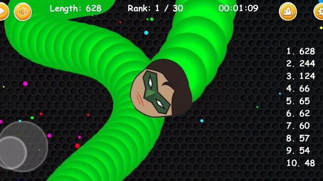 Worm Zone Super Hero Dc Comic Skin Green Lantern~Game Cacing Slitherio смотреть онлайн