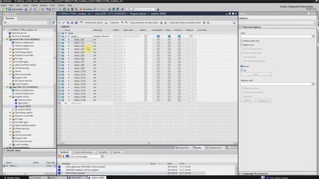 Настройка Modbus RTU s7 1200 смотреть онлайн