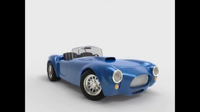 3D Model Shelby Cobra Car at 3DExport.com смотреть онлайн