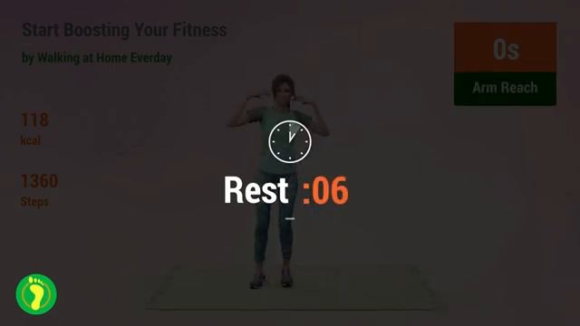 30 минутная тренировка дома, для ленивых, ходи и будь бодрым))