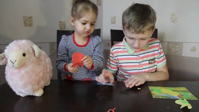 Детское рукоделие. Делаем с детьми своими руками. Аппликация Божья Коровка смотреть онлайн