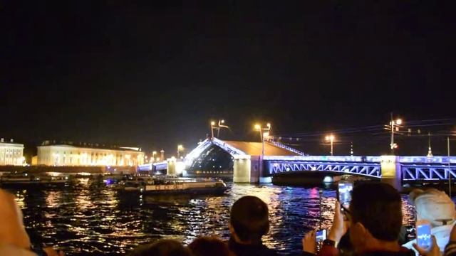 Развод моста, у Эрмитажа. 9.09.2016 Петербург смотреть онлайн