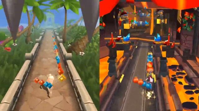 Sara Banyan Herbalist VS Freya Coldhear Forester Enchanted Place VS Holiday Havoc Temple Run 2