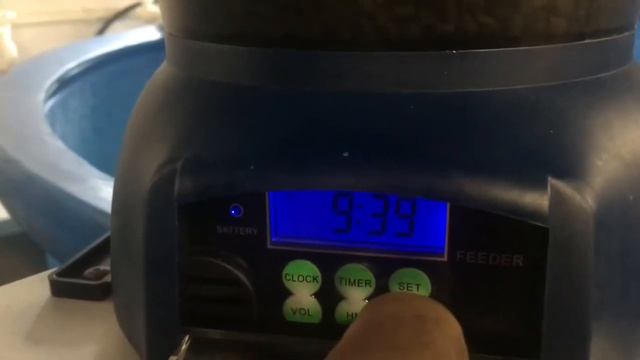 УЗВ/ Установка времени и режима кормления рыбы на автокормушка Jebao. смотреть онлайн