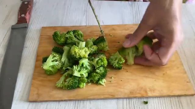 Салат из БРОККОЛИ. Қияр мен брокколидан өте дәмді салат! смотреть онлайн