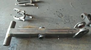 #22 Новая модель механизма опрокидывания ковша+ повторитель самодельного мини трактора погрузчика.